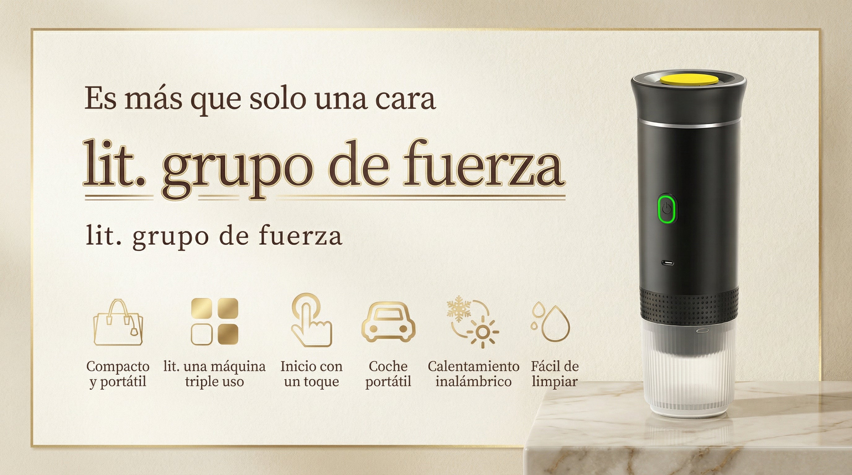 BaristaDrift™ Portable 3-in-1 Espresso Maker