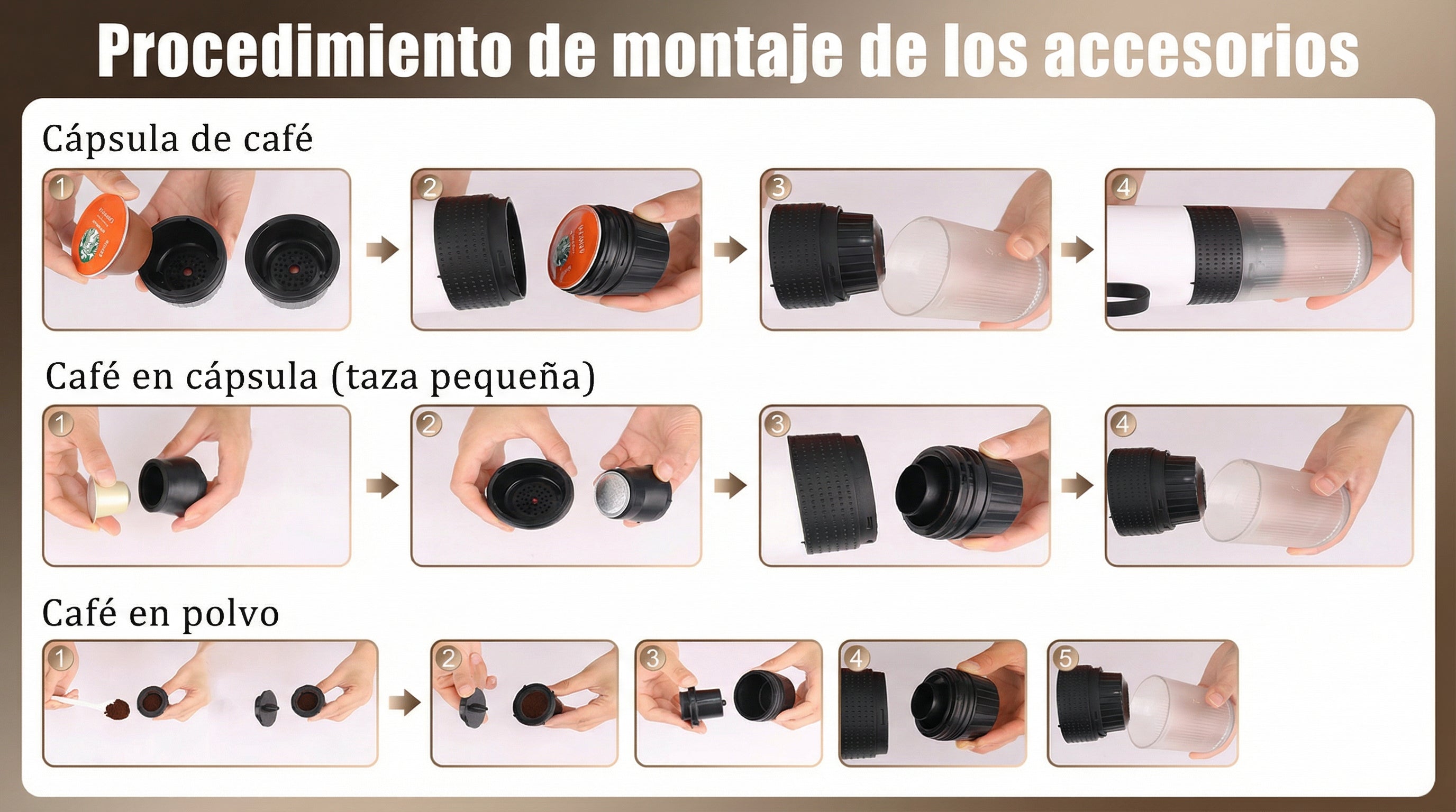 BaristaDrift™ Portable 3-in-1 Espresso Maker