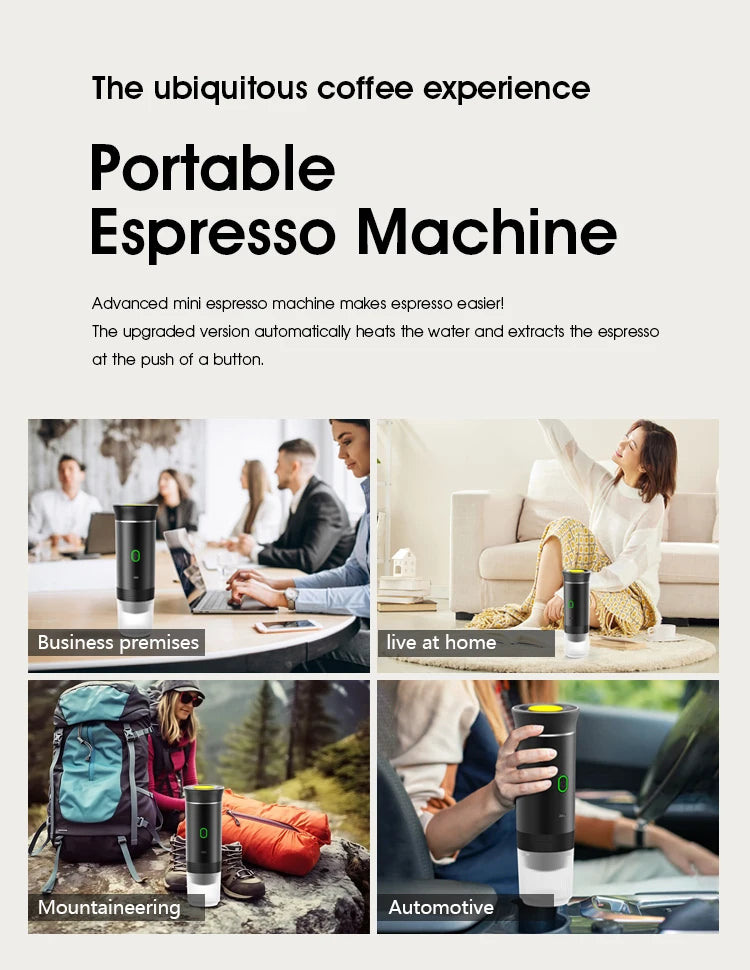 BaristaDrift™ Portable 3-in-1 Espresso Maker